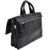 Портфель м'який шкіра BOND 1039-281 чорний флотар