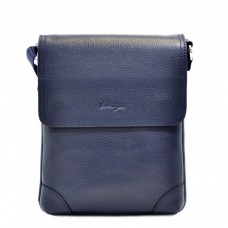 Барсетка м'яка шкіра KARYA 0721-44 синій флотар