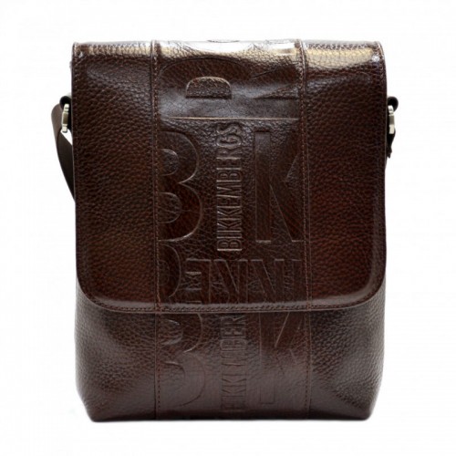 Барсетка шкіра м'яка DESISAN 1612-019 коричневий флотар