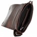 Барсетка шкіра м'яка DESISAN 1612-019 коричневий флотар