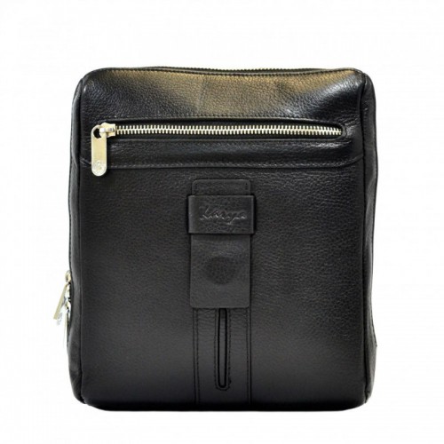 Барсетка м'яка шкіра KARYA 0678-45 чорний флотар