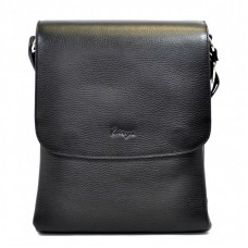 Барсетка м'яка шкіра KARYA 0724-45 чорний флотар