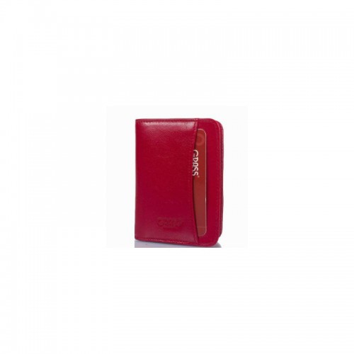 Кредитница кожа GRASS 540-5 красный гладкий