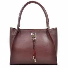 Сумка жіноча шкіра Desisan 563-339 бордо флотар