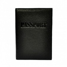 Обложка кожа паспорт мат. 003-7 черный флотар
