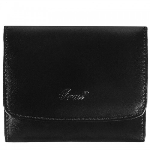 Кошелек женский GRASS 171-1 черный гладкий