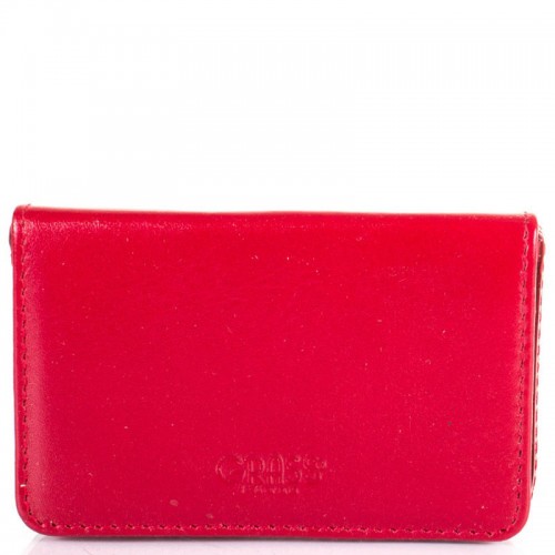 Визитница кожа GRASS 524-15 красный флотар