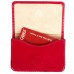 Визитница кожа GRASS 524-15 красный флотар