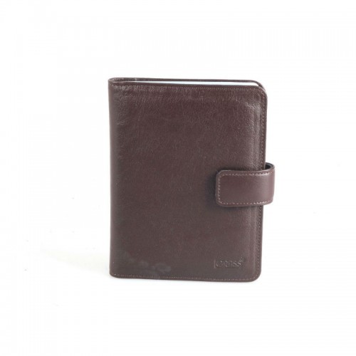 Візитниця шкіра GRASS 576-14 коричневий дрібний флотар