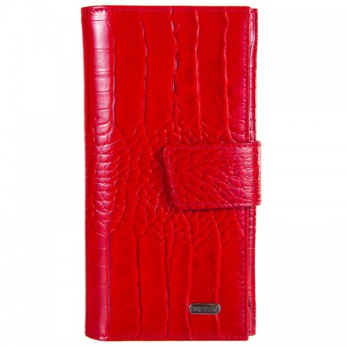 Кошелек женcкий кожа CANPEL 700-85 красный кроко