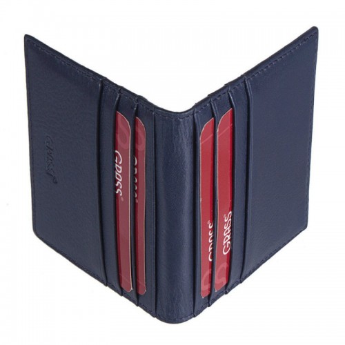 Кредитница кожа GRASS 541-18 синий флотар