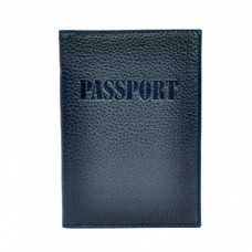 Обложка кожа паспорт мат. 003-241 синий флотар