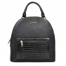 Рюкзак шкіра Desisan 6001-011 чорний флотар