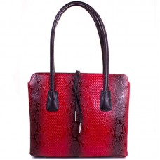 Сумка жіноча шкіра Desisan 062-500 червоний візерунок