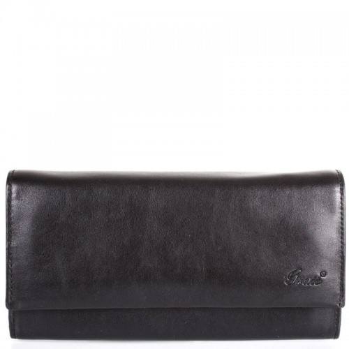 Кошелек женский GRASS 158-1 черный гладкий