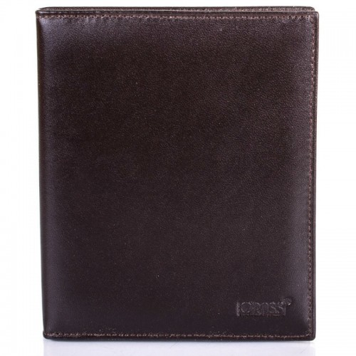 Візитниця шкіра GRASS 556-4 коричневий гладкий