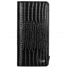 Кошелек женский кожа Desisan 321-633 черный мелкий кроко