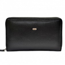 Барсетка шкіра м'яка DESISAN 260-011 чорна флотар