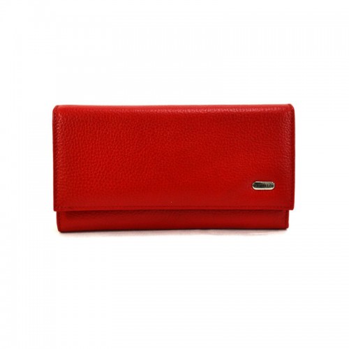Кошелек женский кожаный CANPEL 346-172 красный флотар