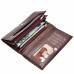 Кошелек женский кожаный Desisan 057-626 бордо кроко лак