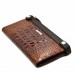 Гаманець жіночий шкіряний Desisan 320-587 рудий кроко лак