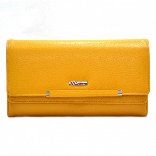 Гаманець жіночий шкіряний Desisan 724-613 помаранчевий флотар