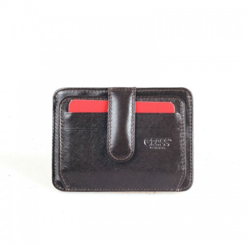 Кредитница+автодокументи шкіра GRASS 550-4 коричневий гладкий