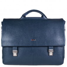 Портфель кожаный Desisan 1315-315 синий флотар