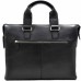 Портфель кожаный Desisan 1341-01 черный мелкий флотар
