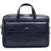 Портфель кожаный Desisan 340-315 синий флотар