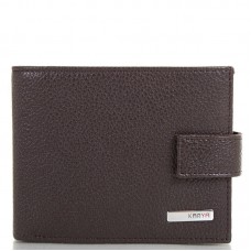 Мужское кожаное портмоне KARYA 0464-39 коричневый флотар