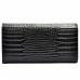 Кошелек женский кожаный Desisan 057-633 черный мелкий кроко