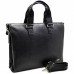 Портфель кожаный Desisan 1341-011 черный флотар