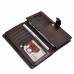 Шкіряне портмоне Desisan 069-019 коричневий флотар
