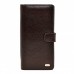 Шкіряне портмоне Desisan 069-019 коричневий флотар