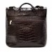 М'яка шкіряна барсетка DESISAN 341-19 коричневий кроко