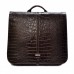 М'яка шкіряна барсетка DESISAN 341-19 коричневий кроко