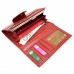 Кошелек женский кожаный CANPEL 2033-100 красный глянец