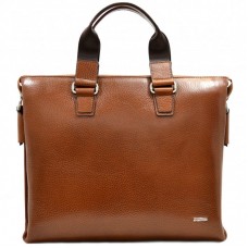 Портфель кожаный Desisan 1341-015 рыжий флотар