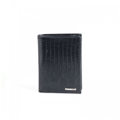 Портмоне кожаное GRASS 325-32 черный лазер