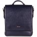 Мягкая кожаная барсетка DESISAN 344-315 синий флотар