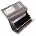 Гаманець жіночий шкіряний CANPEL 2033-14 коричневий флотар