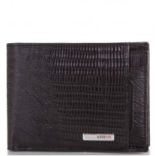 Мужское кожаное портмоне KARYA 0911-076 черный лазер