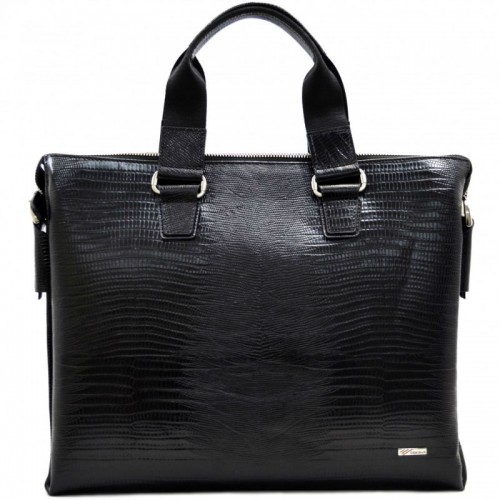 Портфель кожаный Desisan 1341-143 черный лазер