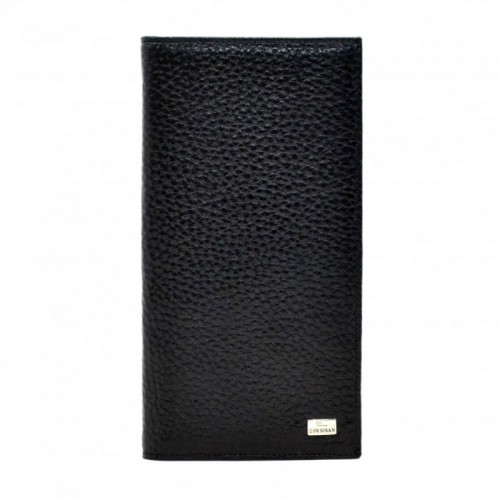 Шкіряне портмоне Desisan 111-011 чорний флотар