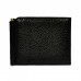Портмоне з затиском шкіряний CANPEL 070-7 чорний флотар