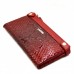 Гаманець жіночий шкіряний Desisan 320-500 червоний візерунок лак