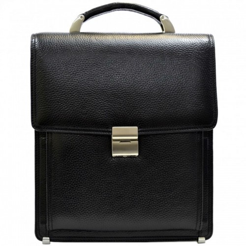 Портфель шкіряний Desisan 5009-011 чорний флотар
