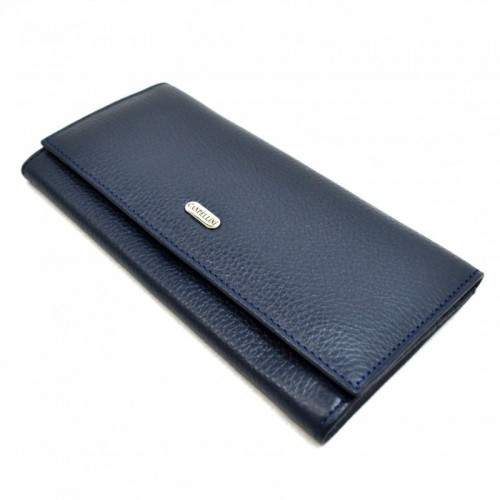 Кошелек женский кожаный CANPEL 2035-241 синий флотар