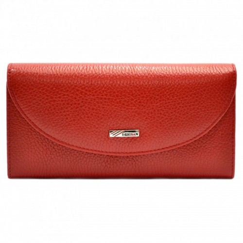 Гаманець жіночий шкіряний Desisan 733-4 червоний флотар
